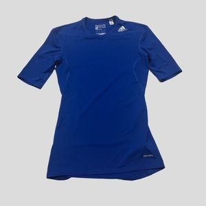 Adidas Men Adidas Techfit Compression
Workout Shirt - Men | Color: Blue| Size: M